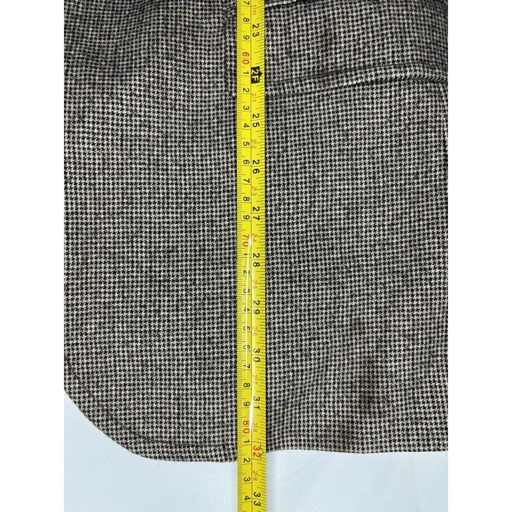 Dolce And Gabbana Men's Brown Herringbone Wool‎ Blend Sport Coat Blazer 46 Italy